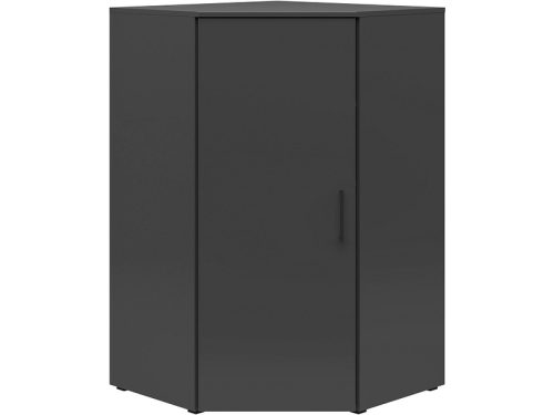 Premium Living, Eckkommode Multistauraum Graphitfarben , 71,5/115/71,5 cm , 
