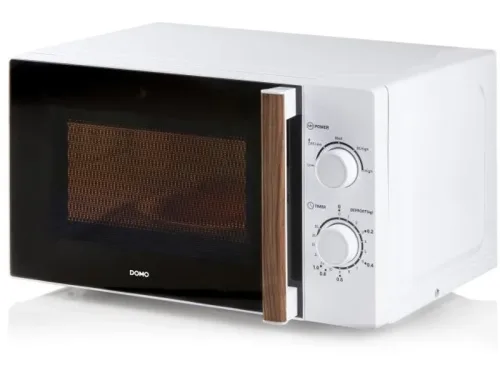 Domo, DOMO DO2720 Mikrowelle Weiß, Holz 700 W Timerfunktion