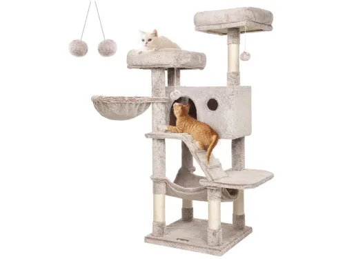 Katzenbaum FEANDREA Spanplatte hellbraun