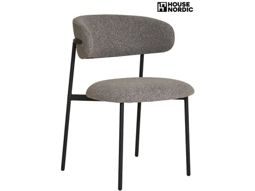 HOUSE NORDIC Stuhl MIRA Polyester hellgrau