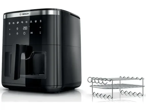 Bosch, BOSCH Heissluftfritteuse "Serie 6 MAF671B1 7,2 l" 1800 W Fritteuse mit Sichtfenster