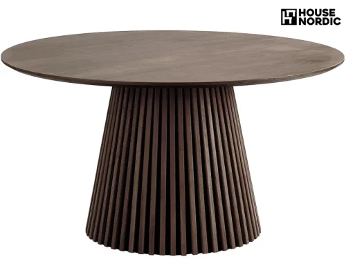 HOUSE NORDIC Tisch OSAKA 140x140x75cm rotbraun