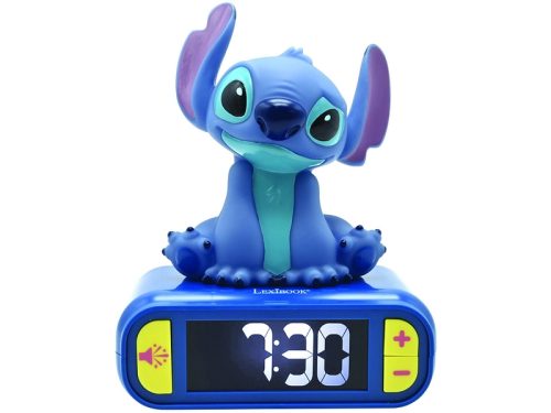 Lexibook, 2in1 Wecker und Nachtlicht Disney Sticht