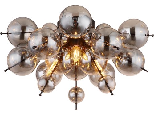 Globo, Deckenleuchte Udo Schwarz Max. 25 Watt 55/28 cm  