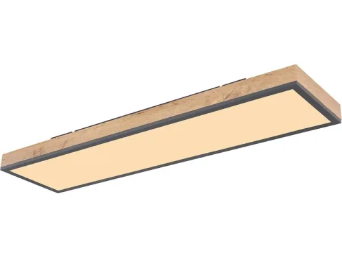 undefined, Led-deckenleuchte Doro In Braun Max. 24 Watt  
