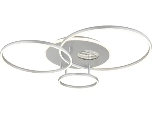 Deckenlampe 3D INVERTINA variable Intensität 70cm 54W silberfarben