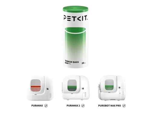 Müllbeutel PETKIT Polyethylen mit hoher Dichte weiss