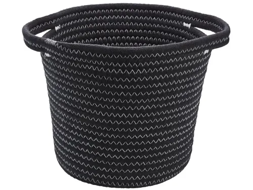 Diaqua - Aufbewahrungskorb Rope, One Size, Schwarz