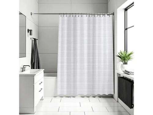 DIAQUA Duschvorhang LINEA weiss