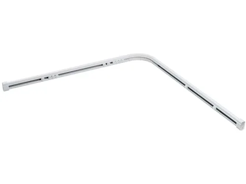 Diaqua - Duschvorhangschiene Special weiss, Winkel, One Size