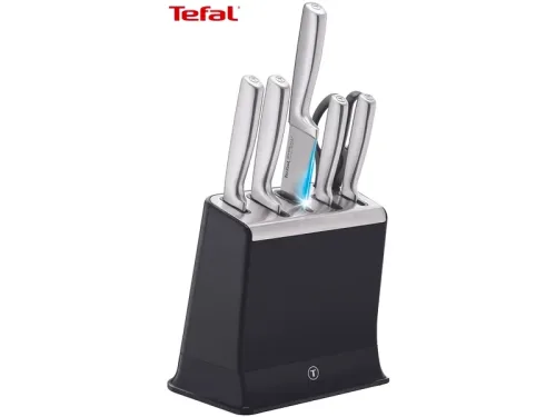 TEFAL Messerset EVERSHARP Stahl rostfrei silber