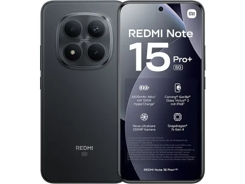 XIAOMI REDMI Note 15 Pro+ black 512GB 5G