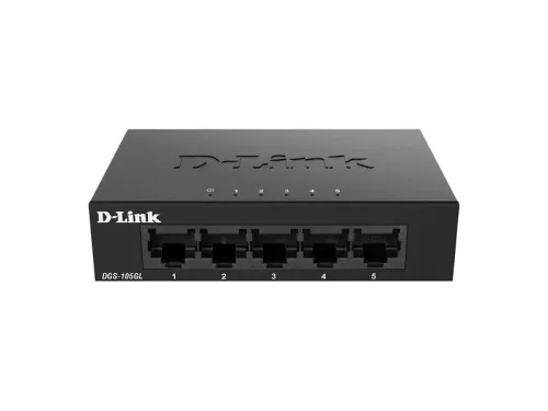 D-LINK, D-Link DGS-105GL/E DGS-105GL/E Netzwerk Switch 5 Port 1 GBit/s