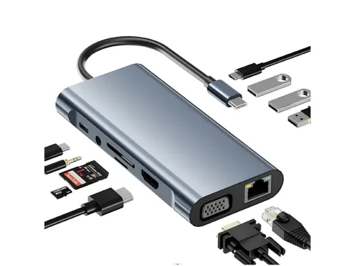 VALUE Docking station Grau
