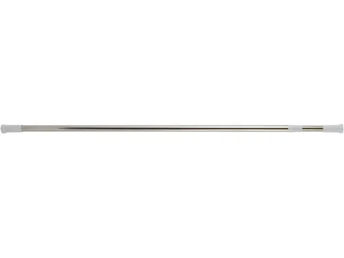 undefined, MSV Ausziehbare Duschvorhangstange Edelstahl | 140-260 cm