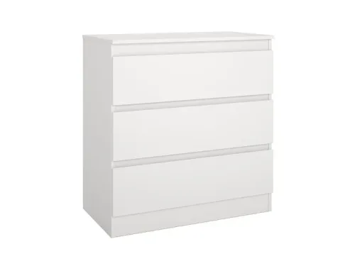Mömax, Kommode Mara Weiss Nachbildung , 77/80/42 cm , 3 Schublade(n) 