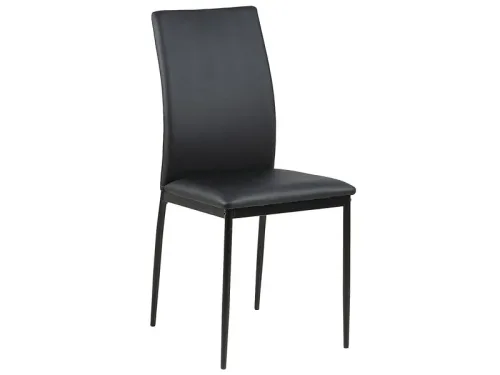 Stuhl DEMINA Synthetisches Leder schwarz