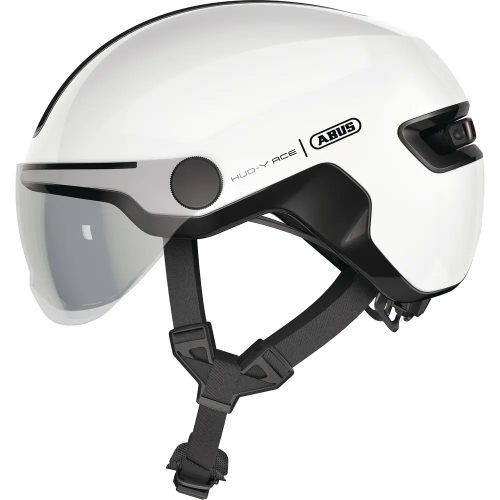 Abus, ABUS Velohelm HUD-Y ACE - Shiny White