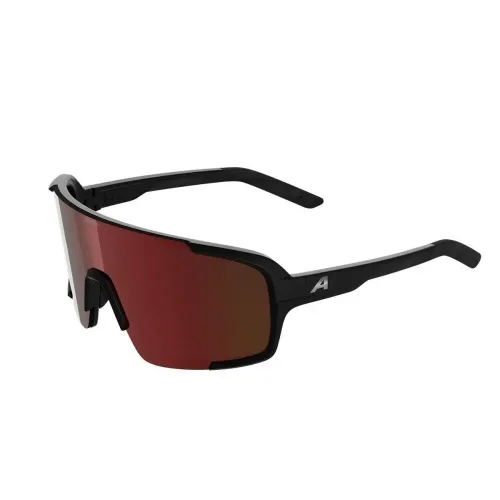 Alpina, Alpina Lumin Sportbrille - black matt, red mirror cat. 3