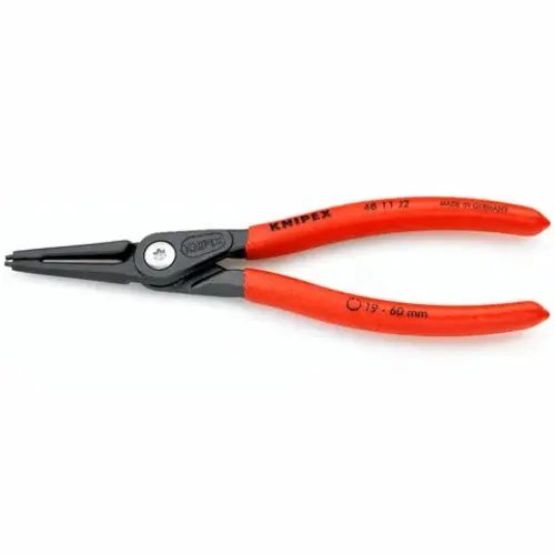 Knipex, Knipex 48 11 J2 Seegeringzange Passend für (Seegeringzangen) Innenringe 19-60 mm Spitzenform (Details) gerade