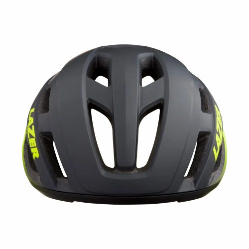 Lazer, LAZER Unisex Road Strada KinetiCore Helm - matte dark grey flash yellow
