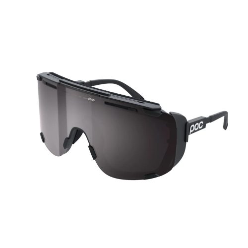 poc, POC Devour Glacial Sonnenbrille - Uranium Black/Clarity Universal/Sunny Grey