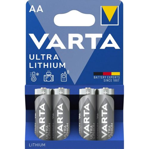 VARTA, VARTA Batterie Lithium AA,1,5V 6106301404 2900 mAh 4 St&uuml;ck