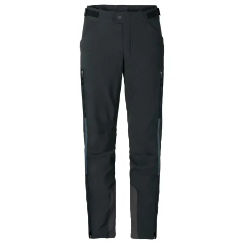 VAUDE, VAUDE - Qimsa Softshell Pants II S/S+L/S, M-Short, Schwarz / Schwarz