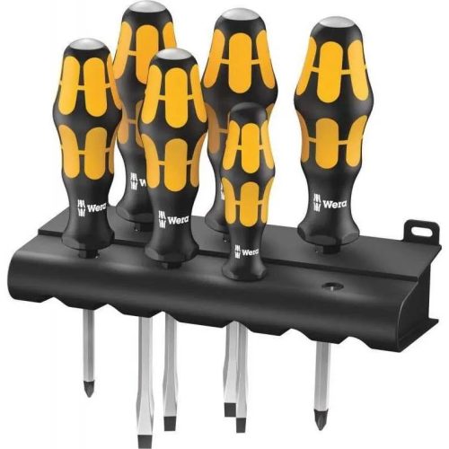 Wera, Wera 932/6 Werkstatt Schraubendreher-Set 6teilig Schlitz, Kreuzschlitz Phillips
