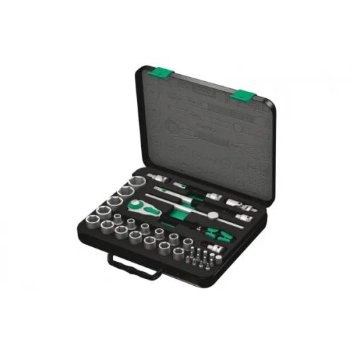 Wera, Wera 8100 SC 2 Zyklop Steckschlüsselsatz metrisch 1/2 (12.5 mm) 37teilig 05003645001