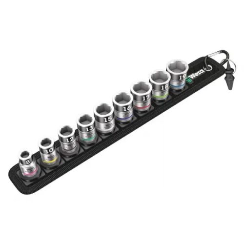 Wera, Wera Belt B 1 05003970001 Außen-Sechskant Steckschlüsseleinsatz-Set 10teilig 3/8 (10 mm)