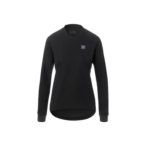 Giro Textil, Giro W Roust LS Wind Jersey Damen schwarz, Grösse XS