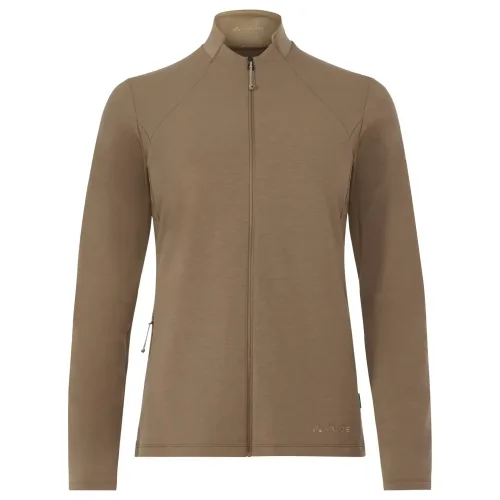 VAUDE, VAUDE Wintry Full-Zip LS Damen Biketrikot Beige, Damen, Größe: 44