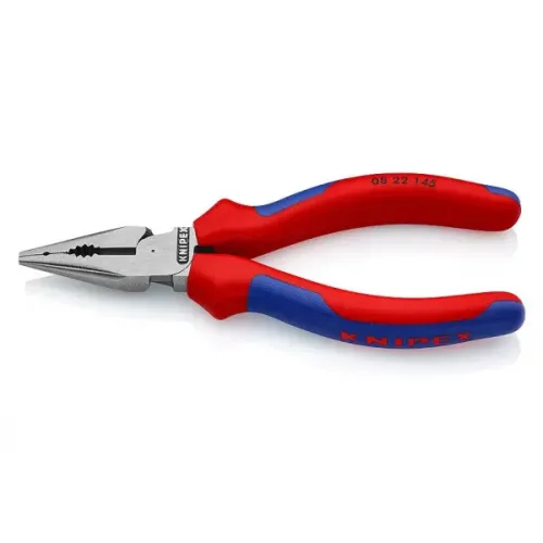 Knipex, Spitzkombizange L.145mm pol.Mehrkomp.-Hülle schwarz atram.KNIPEX