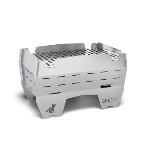 undefined, Camping-Gasgrill "Skotti Mini" Ultra-mobiler faltbarer Edelstahlgrill für Camping und Outdoor