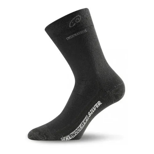 Lasting, Lasting WXL Merinowolle Wintersocken Unisex - schwarz