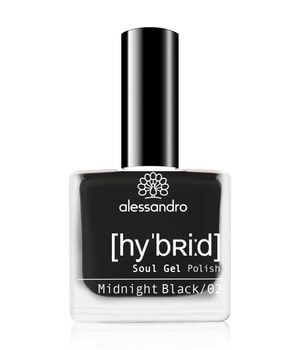 Alessandro Hybrid Nagellack 8 ml Midnight Black