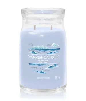 Yankee Candle Signature, Yankee Candle Signature - Duftkerze im Glas, 567G, Hellblau
