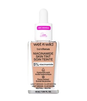 Wet n Wild, wet n wild BARE FOCUS NIACINAMIDE SKIN TINT Foundation 32 ml LIGHT MEDIUM SAND