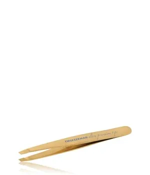 TWEEZERMAN, Tweezerman Ultra Precision Slant Tweezer - Gold Pinzetten 1 ct 1 Stück