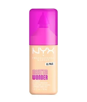NYX-PROFESSIONAL-MAKEUP, NYX Professional Makeup Make 'EM Wonder Foundation 01 Pale, 30ml