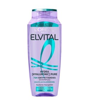 L´Oréal Paris, L?Oréal Paris Elvital Hydra Hyaluronic Pure 72H Entfettend Shampoo 300 ml