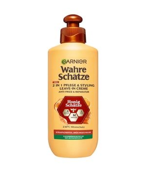 Garnier, Garnier Wahre Schätze 2-in-1 Pflege & Styling Creme Honig Schätze Leave-In-Conditioner 200 ml