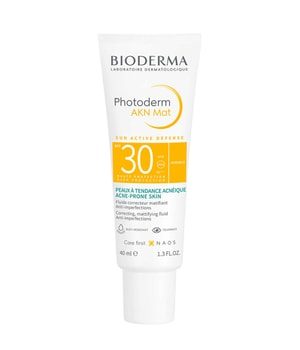 BIODERMA Photoderm AKN MAT SPF 30 - mattierender Sonnenschutz für das Gesicht bei unreiner, öliger und zu Akne neigender Haut Sonnencreme 40 ml