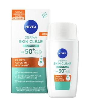 Nivea, Nivea - Derma Skin Clear Daily UV Fluid LSF 50+, 40 ml