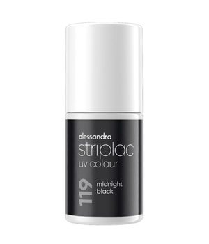 Alessandro, Alessandro - Striplac UV Colour Midnight Black, 6.5 ml