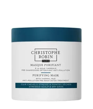 Christophe Robin, Christophe Robin - Reinign. Maske Thermalschlamm, Purifying with Thermal Mud, 250 ml, Weiss