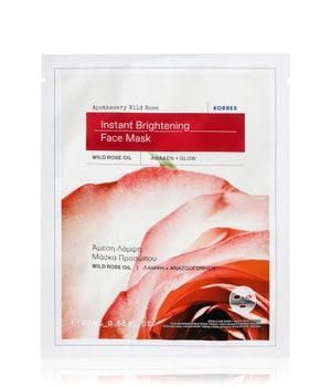 Korres, KORRES APOTHECARY WILD ROSE Tuch-Maske für strahlende Haut mit Sofort-Effekt Tuchmasken 20 ml
