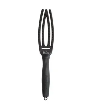 Olivia Garden, Olivia Garden Fingerbrush Care Iconic Boar & Nylon Full Black Haarb&uuml;rste schwarz S