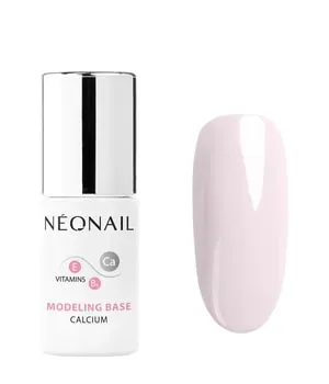 NÉONAIL UV Nagellack Base Modeling Base Calcium Nagelunter- und Nagelüberlack 7 ml Basic Pink